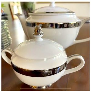 Brand, new Ralph, Lauren Academy, platinum creamer, sugar set…